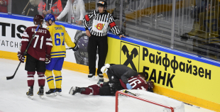 PČ: Latvja - Zviedrija 0:2