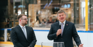 “Akropoles” ledus arēnā prezentētas Latvijas hokeja izlases jaunās formas