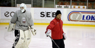 2014 Latvijas U-20 izlases pirmais treniņš