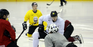 2014 Latvijas U-20 izlases pirmais treniņš