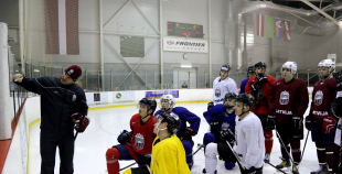 2014 Latvijas U-20 izlases pirmais treniņš