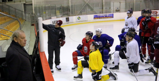 2014 Latvijas U-20 izlases pirmais treniņš