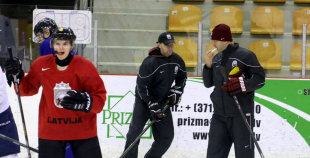 2014 Latvijas U-20 izlases pirmais treniņš