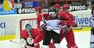 2014 PČ U20 Latvija U20 - Baltkrievija U20 1:2