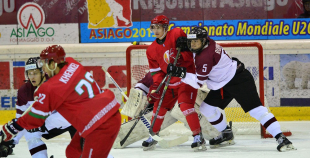 2014 PČ U20 Latvija U20 - Baltkrievija U20 1:2