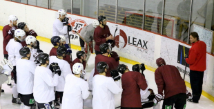 2015 Latvijas izlases pirmais treniņš pirms pasaules čempionāta