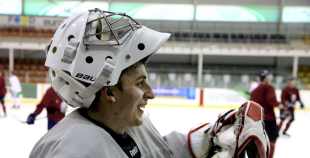 2015 Latvijas izlases pirmais treniņš pirms pasaules čempionāta