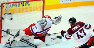 2015 PČ Latvija - Čehija 2:4