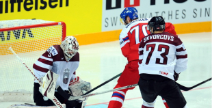 2015 PČ Latvija - Čehija 2:4