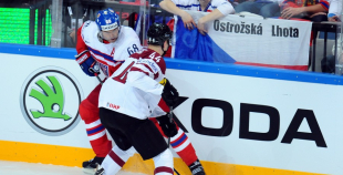 2015 PČ Latvija - Čehija 2:4