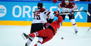 2015 PČ Latvija - Čehija 2:4