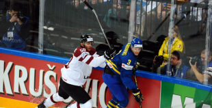 Latvija - Zviedrija 1:8