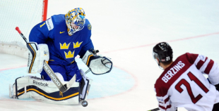 Latvija - Zviedrija 1:8