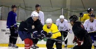 2015 Latvijas izlases kandidāti gatavojas jaunajai hokeja sezonai