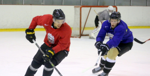 2015 Latvijas izlases kandidāti gatavojas jaunajai hokeja sezonai