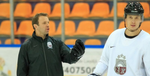 2015 Latvijas valstsvienības pirmais treniņš Liepājā