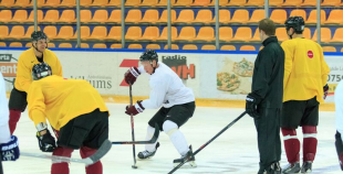 2015 Latvijas valstsvienības pirmais treniņš Liepājā