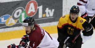 IIHF U20 PČ: Latvija - Vācija 4:1