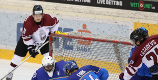 IIHF U20 PČ: Latvija - Itālija 3:0