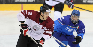 IIHF U20 PČ: Latvija - Itālija 3:0