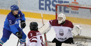 IIHF U20 PČ: Latvija - Itālija 3:0