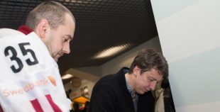 2016 Latvijas hokeja veterāni atzīst Krievijas leģendu pārākumu