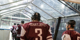 2016 Latvijas hokeja veterāni atzīst Krievijas leģendu pārākumu