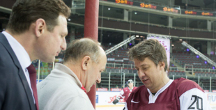 2016 Latvijas hokeja veterāni atzīst Krievijas leģendu pārākumu