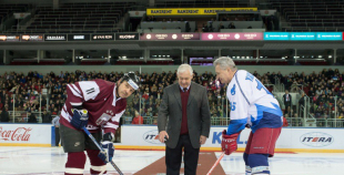 2016 Latvijas hokeja veterāni atzīst Krievijas leģendu pārākumu