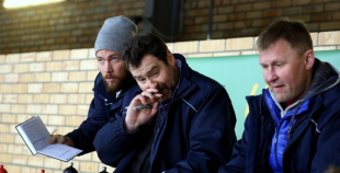 2016 Latvijas hokeja izlases kandidāti uzveic Latvijas jauniešu izlasi