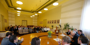 2016 Liepājas domē sveic "zelta" hokejistus