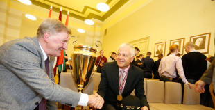 2016 Liepājas domē sveic "zelta" hokejistus