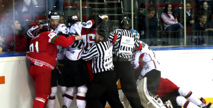 EHC: Latvija - Baltkrievija 3:2 PM