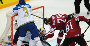 2016 PČ: Latvija - Kazahstāna 2:1