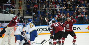 2016 PČ: Latvija - Kazahstāna 2:1