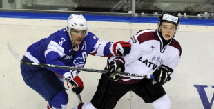 Foto: Latvija atkal uzvar Franciju