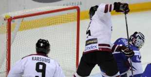 Foto: Latvija atkal uzvar Franciju