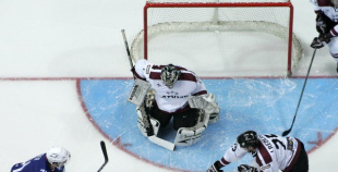 Foto: Latvija atkal uzvar Franciju