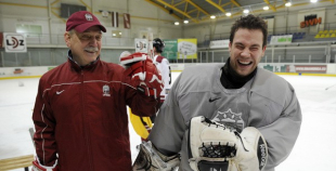 Hokeja izlasei - sportiska pieņemšana