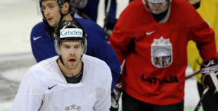 Izlases treniņš pirms spēles