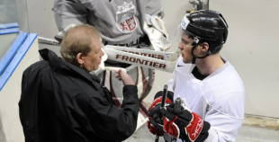 Izlases treniņš pirms spēles