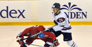 U-20 izlases hokejisti zaudē Krievijai