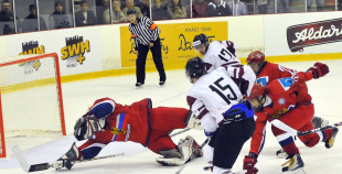 U-20 izlases hokejisti zaudē Krievijai