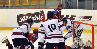 U-20 izlases hokejisti zaudē Krievijai