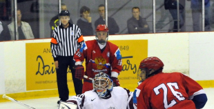U-20 izlases hokejisti zaudē Krievijai