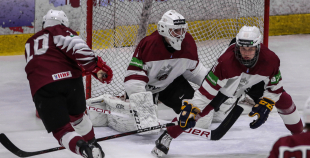 FOTO: Latvija U-18 - Latvijas U20 B komanda 2:1
