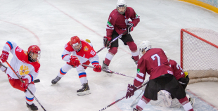 FOTO: Latvija U17 - Krievija U16 1:6