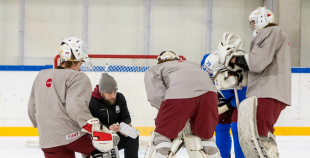 FOTO: Latvijas U-18 hokeja izlases treniņš