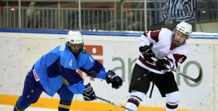 Latvija U-18 - Kazahstāna U-18 8:1