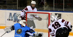 Latvija U-18 - Kazahstāna U-18 8:1